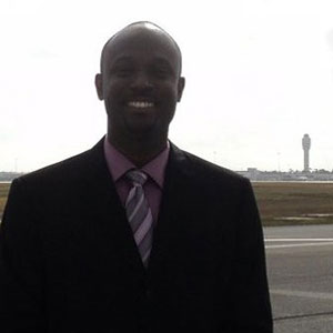 Marquez Griffin speaking at Aviation Festival Americas