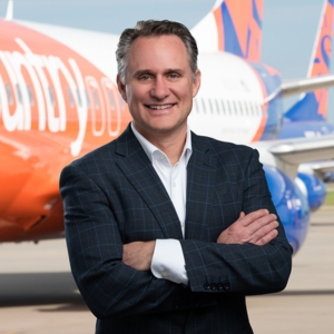 Jude Bricker speaking at World Aviation Festival