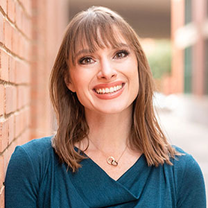 Jennifer Sanders speaking at Connected America