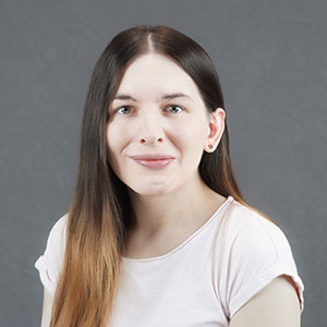 Hannah Earley speaking at Futureof Membory and Storage