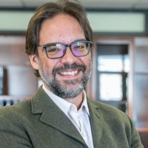 Álvaro Fernández Heredia speaking at Rail Live