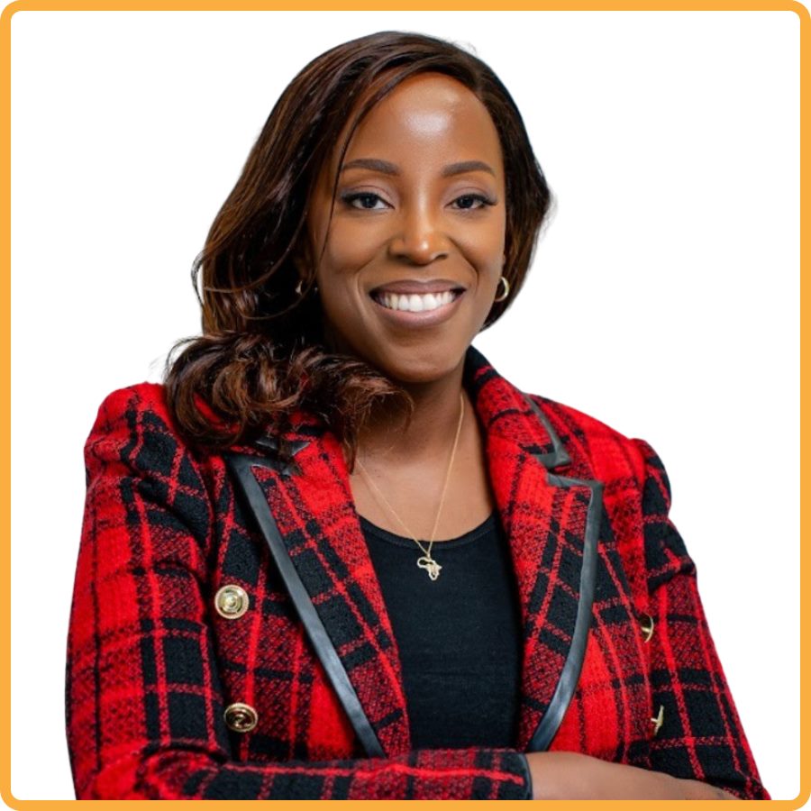 Wangari Nyaga Kola speaking at Seamless Africa
