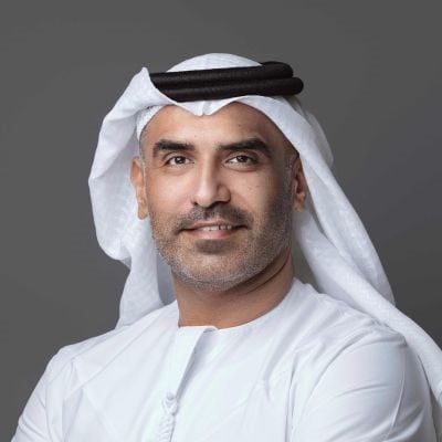 Marwan Abdulaziz Janahi speaking at ARABLAB LIVE 2025