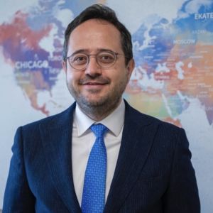 Omer Faruk Sonmez speaking at Aviation Festival Asia