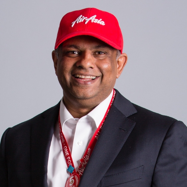 Tony Fernandes speaking at Aviation Festival Asia