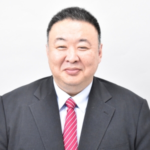 Yasuhiro Fukada speaking at Aviation Festival Asia