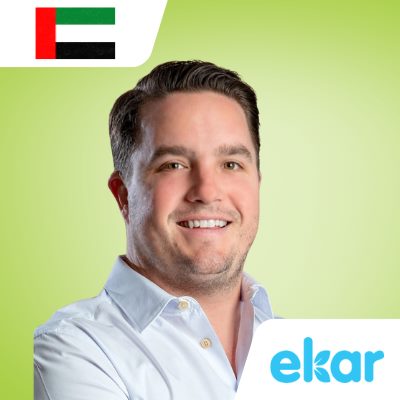 Vilhelm Hedberg speaking at EV Charge Live Middle East