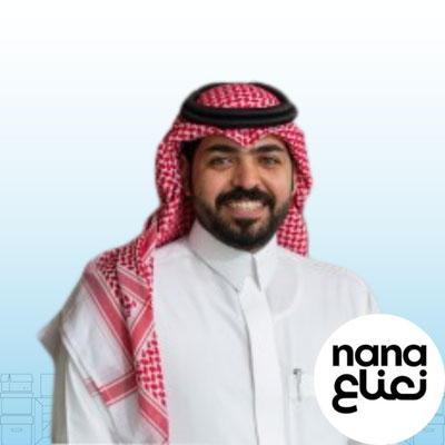 Hadi Almansour speaking at Home Delivery Saudi Arabia