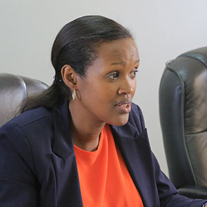 Josephine Mukesha speaking at Identity Week