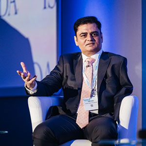 Sajid Iqbal speaking at Identity Week Europe