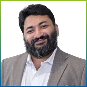 Samiul Alam speaking at Middle East Rail