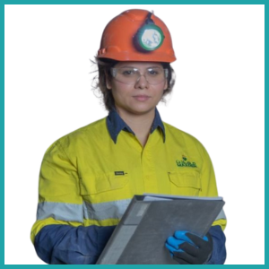 Samar AlGhanim speaking at The Mining Show
