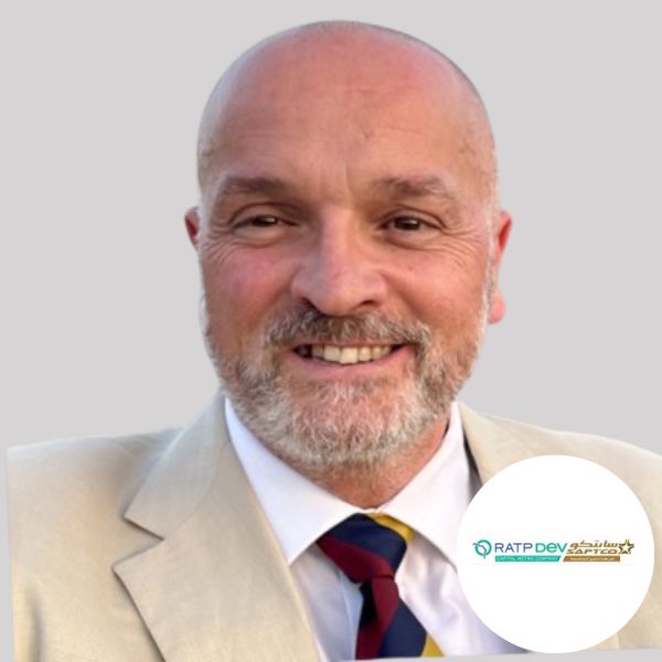          Lorenzo Visentin speaking at Mobility Live Saudi