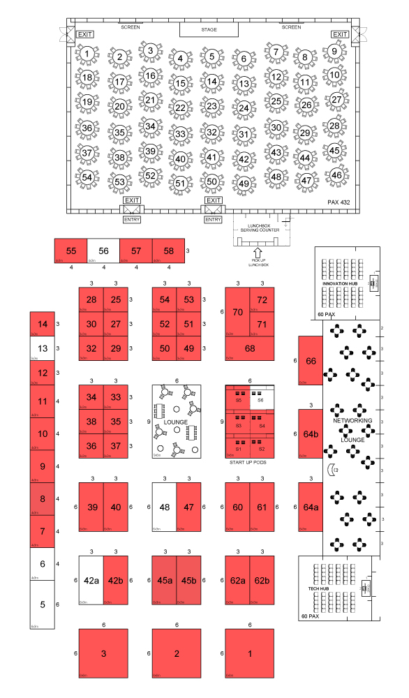 Seamless Australia 2018 floorplan