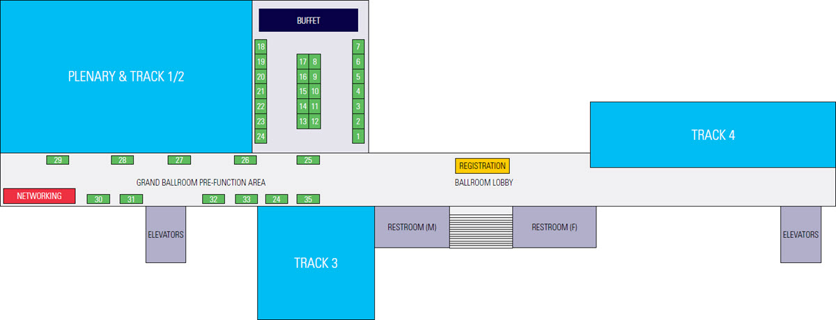 Seamless India 2018 floor plan