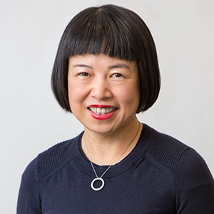 Carol Chen speaking at Seamless Middle East