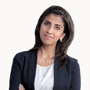 Halima Jumani speaking at Seamless Middle East