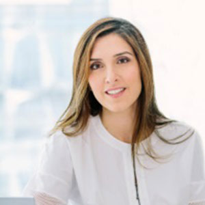 Leena Khalil speaking at Seamless Middle East