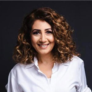 Mariam Farag speaking at Seamless Middle East