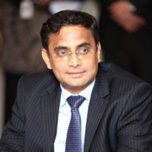 Sridhar Iyer speaking at Seamless Middle East