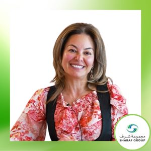 Nancy Ozbek speaking at Shop Arabia