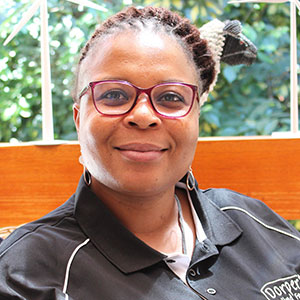 Mamoso May speaking at The Solar Show Africa