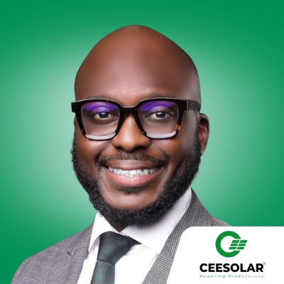 Chibueze Ekeh speaking at Solar & Storage Live Africa