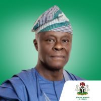 Hon Minister Wale Edun speaking at Solar & Storage Live Africa