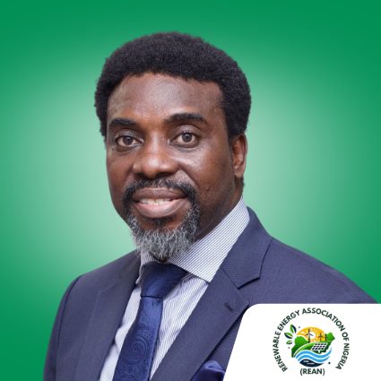 Ayo Ademilua speaking at Solar & Storage Live Africa