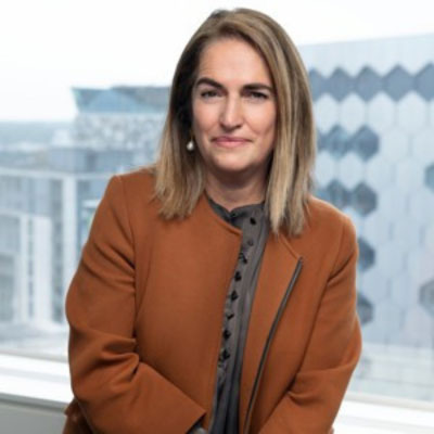 Maria Machancoses speaking at UK Rail