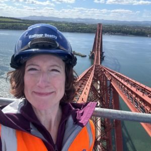 Julie Gregory speaking at UK Rail