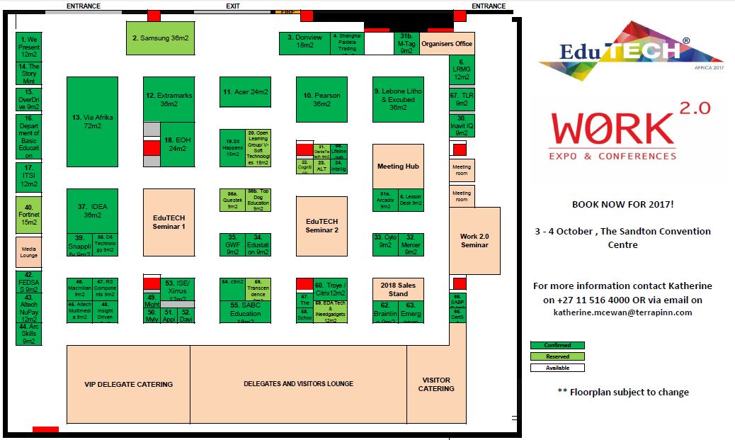 Work 2.0 Africa Floorplan