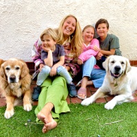 Mel Ritterman, Dog Trainer and Family Dog Educator, Cooper and Kids